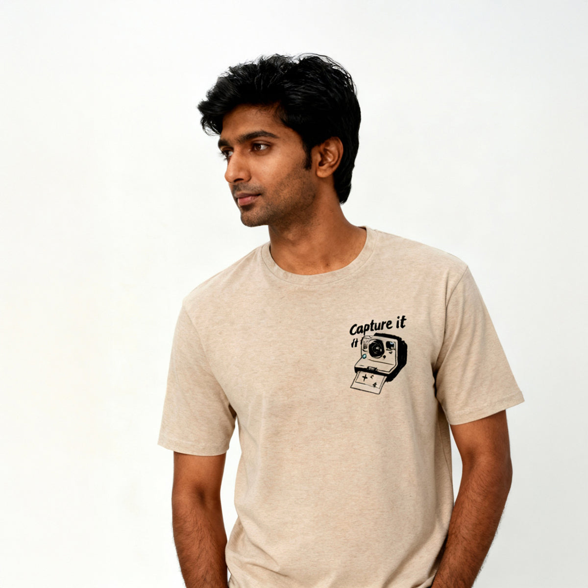 polaroid camera Printed T-shirt