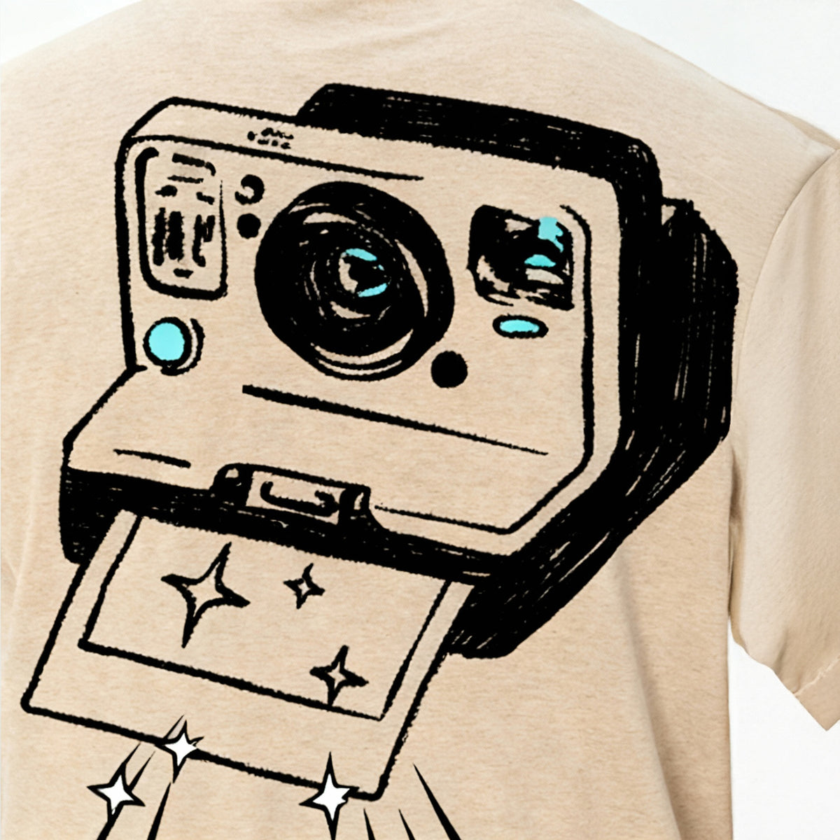 polaroid camera Printed T-shirt