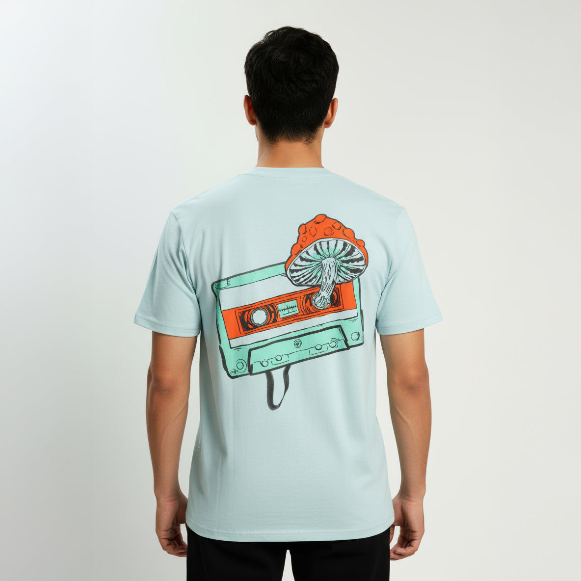 Cassette Mushroom Printed T-shirt
