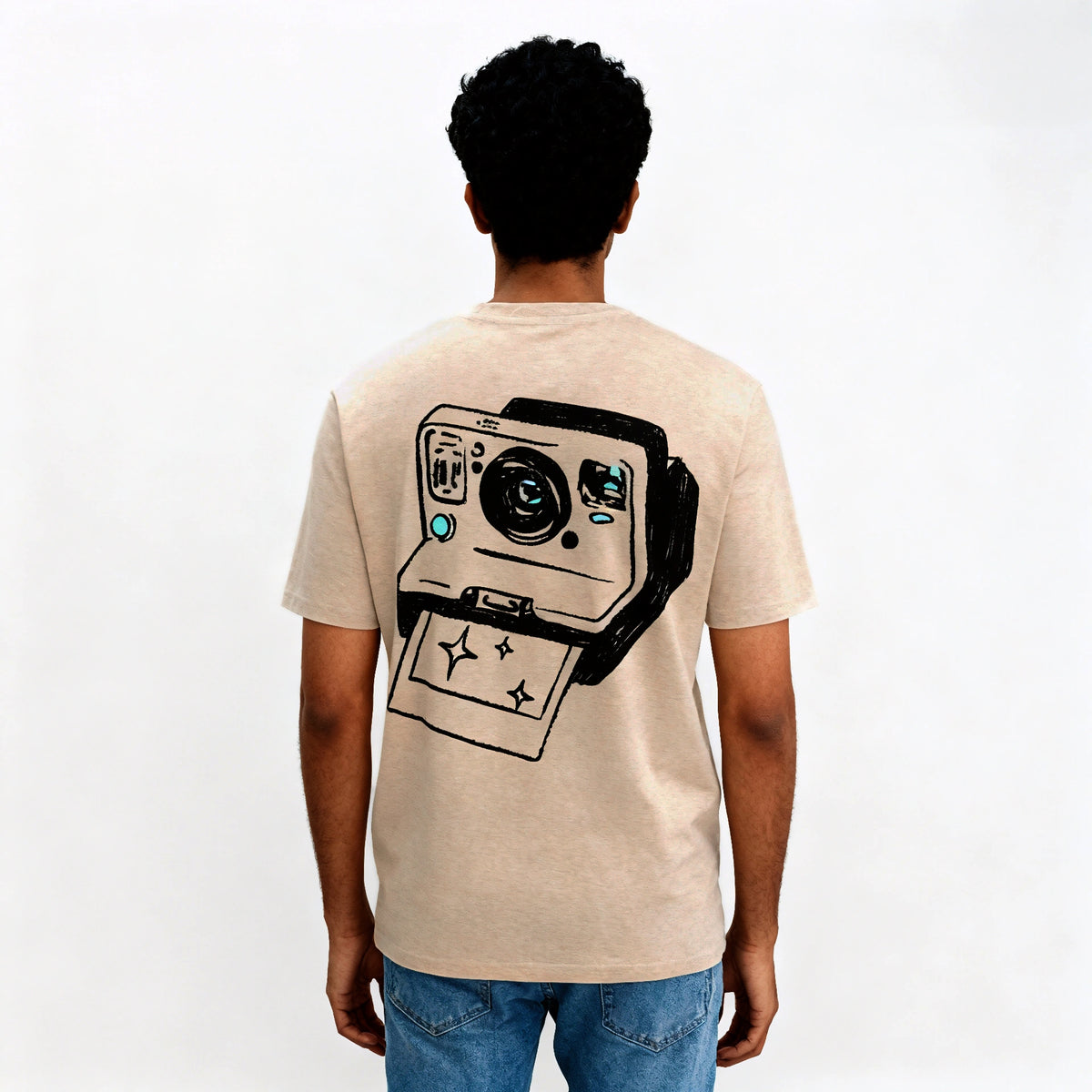polaroid camera Printed T-shirt