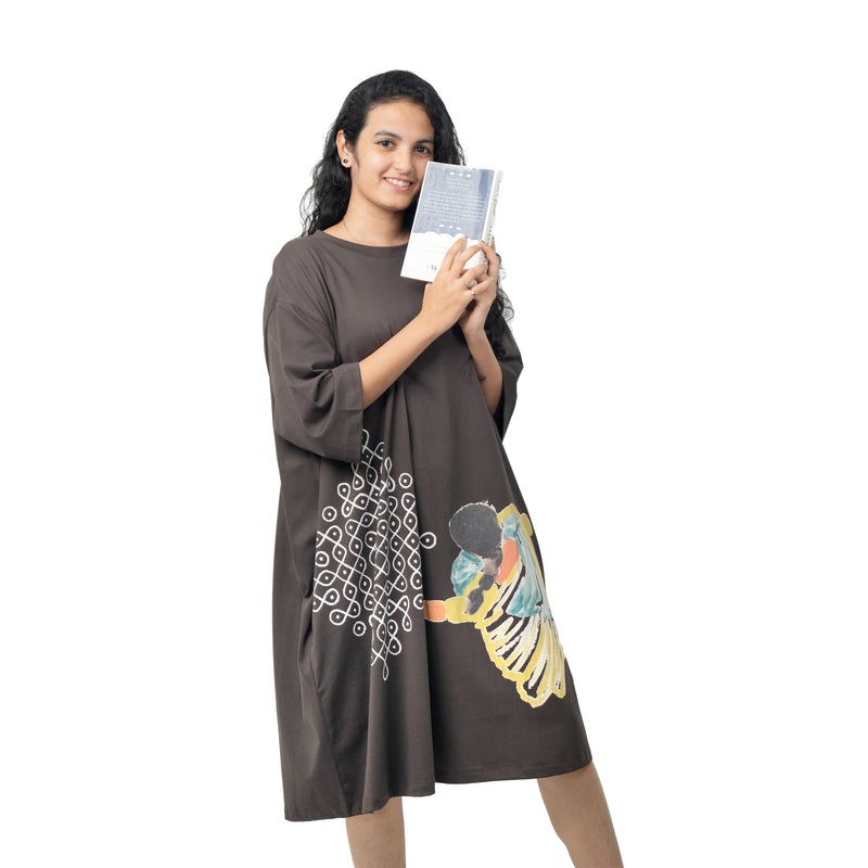 Oversized comfy Indian Heritage Tee