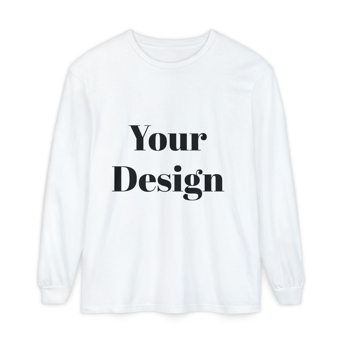 Customizable Unisex Long Sleeve T-Shirt