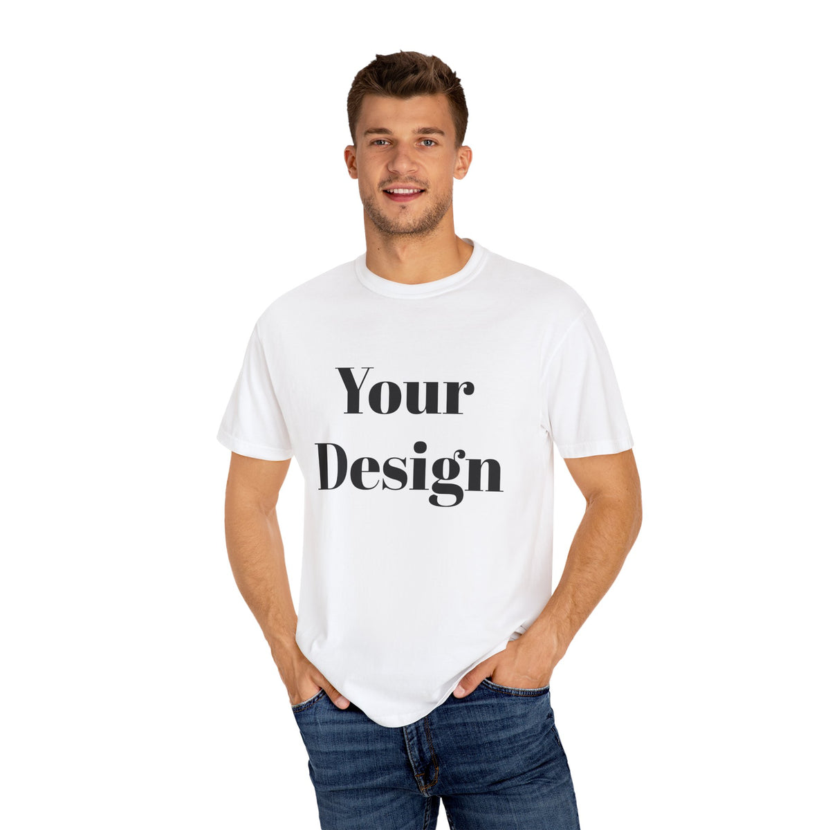 Customizable Unisex Crew Neck T-Shirt