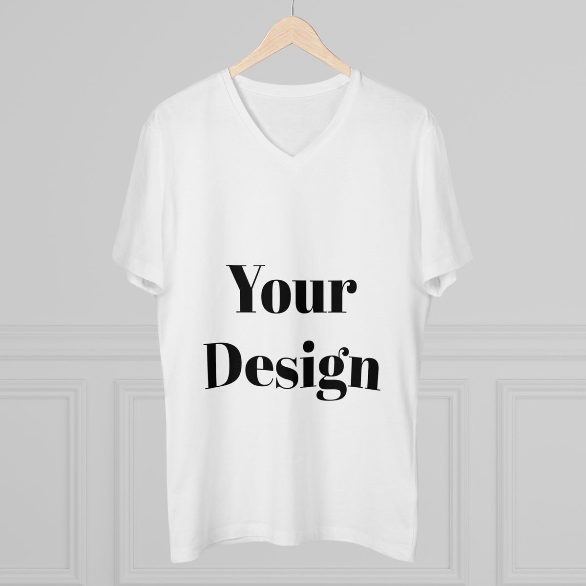 Customizable Unisex V-Neck T-Shirt