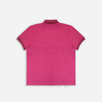 Men’s Solid Rose Pink Cotton Polo T-Shirt