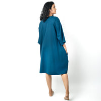 Blue Oversized comfy Indian Heritage Tee