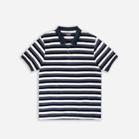Classic Striped Cotton Polo T-Shirt
