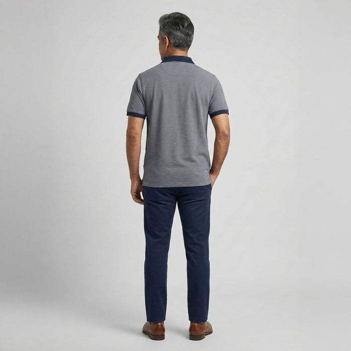 Classic Contrast Collar Polo T-Shirt