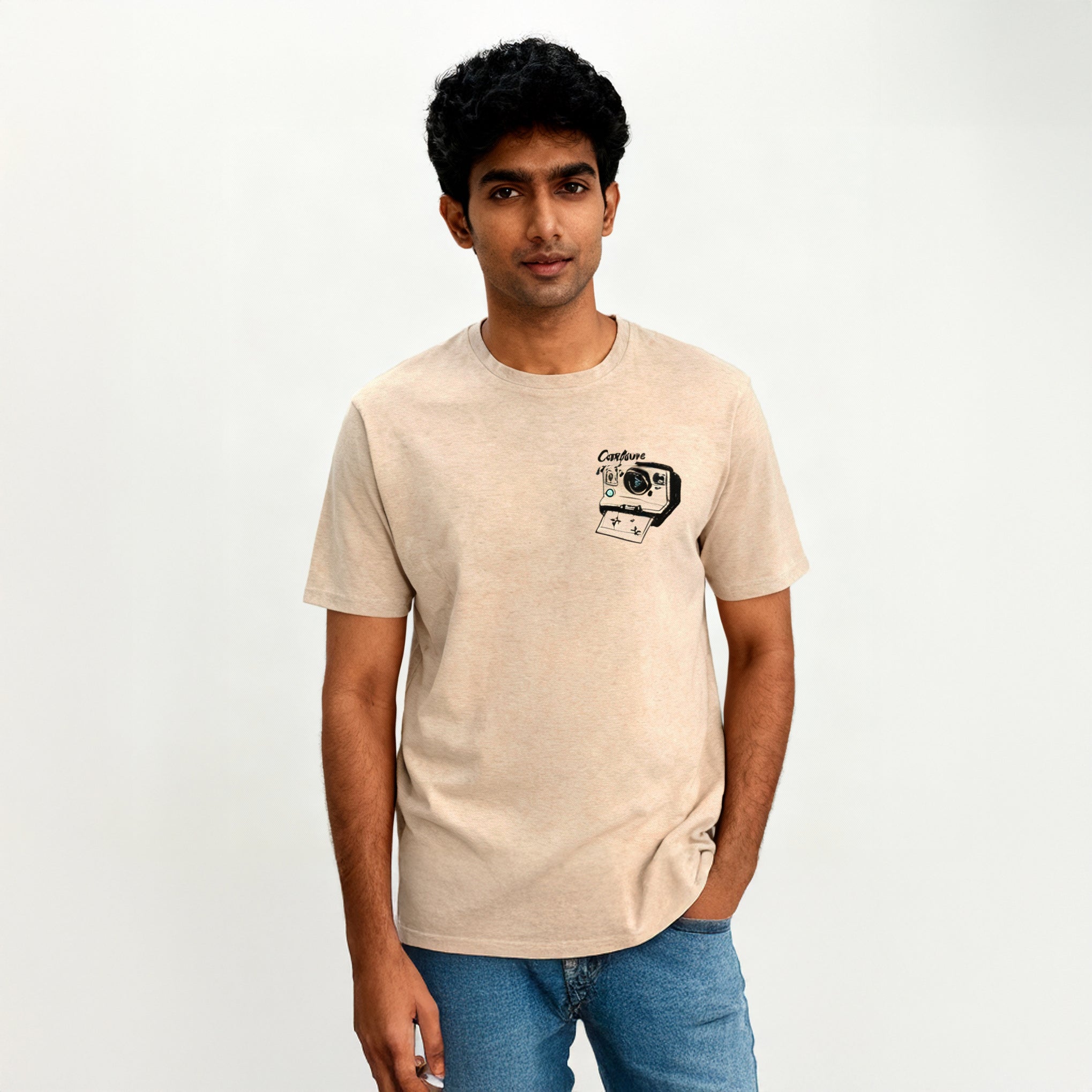 polaroid camera Printed T-shirt