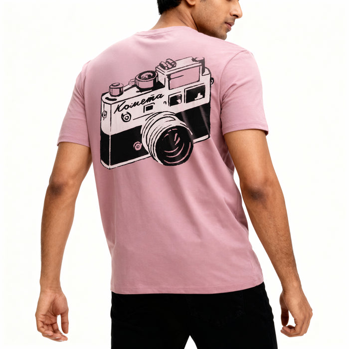 Vintage Camera Printed T-shirt